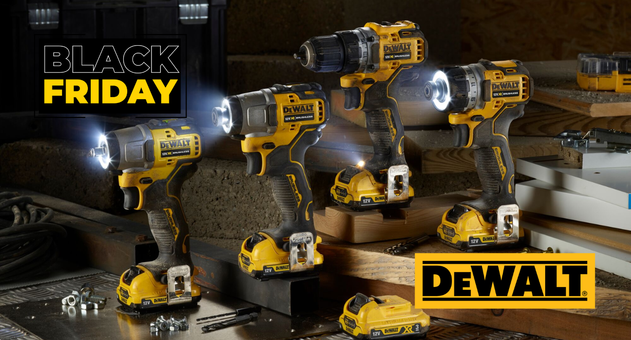 Black Friday DEWALT: potencia y precisión al mejor precio